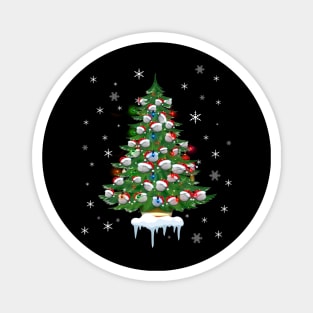 Golf Ball Christmas Tree TShirt Golfers Golfing Player Gift Magnet